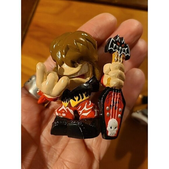 VTG Retro Tech Deck Dudes Toy Figure Lot Of 2 Evolution Rockstar Dirk  Chito - Picture 3 of 6